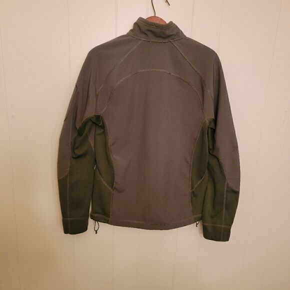 NORTH FACE army green quarter zip jacket small - Picture 2 of 5